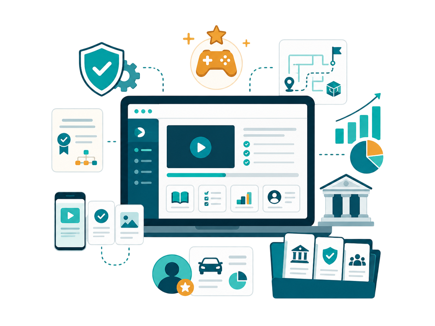 BFSI eLearning platform and digital course ecosystem