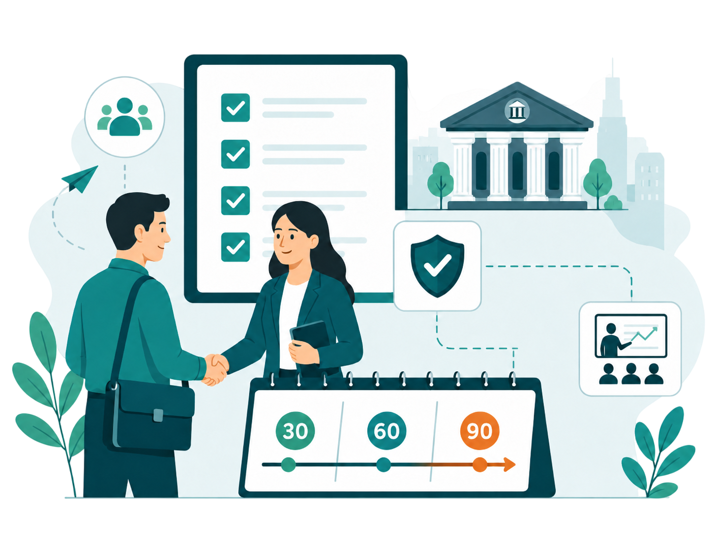 Structured banking onboarding journey